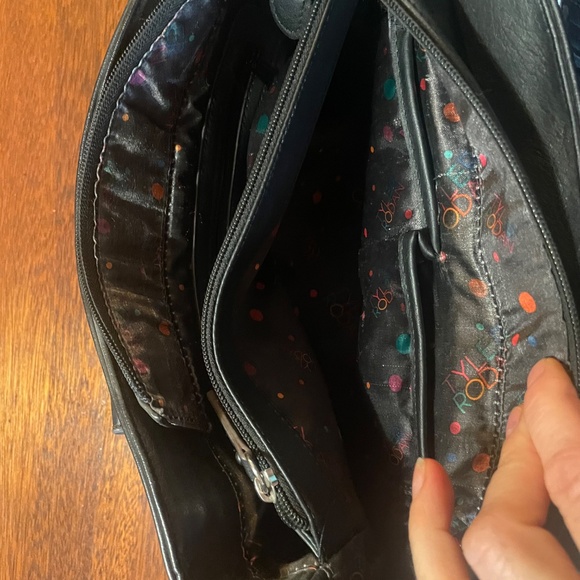 Tyler Rodan purse, black leather - Picture 4 of 7